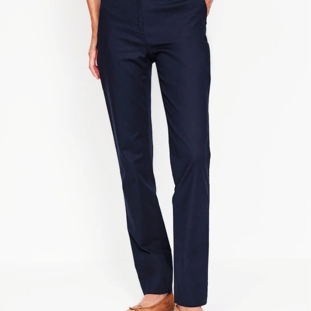 Boden Blue Straight Leg Pants Professional Fit